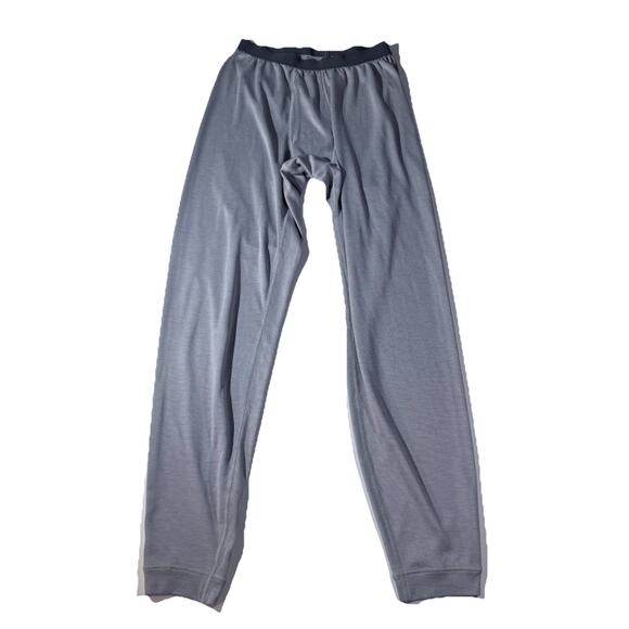 Patagonia Capilene Base Layer Pants Gray Men’s Large L USA Thermal Underwear - Picture 1 of 6